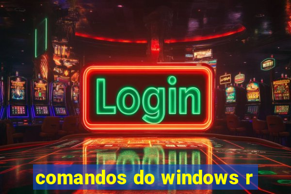 comandos do windows r